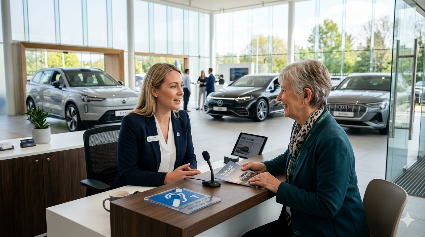 Car Dealership with Hearing Loop